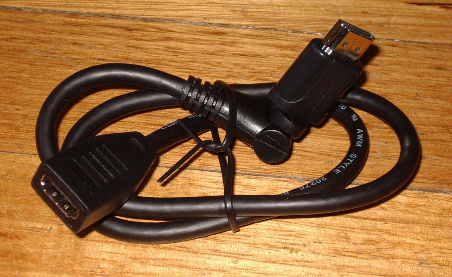 0.5metre HDMI Female to Male Swivel End HS Connecting Cable - Part # HDMIMF0.5