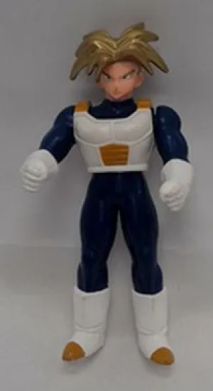 1996 Bandai Dragon Ball Z Gold Hair Super Saiyan Trunks Battle Loose Action Figu