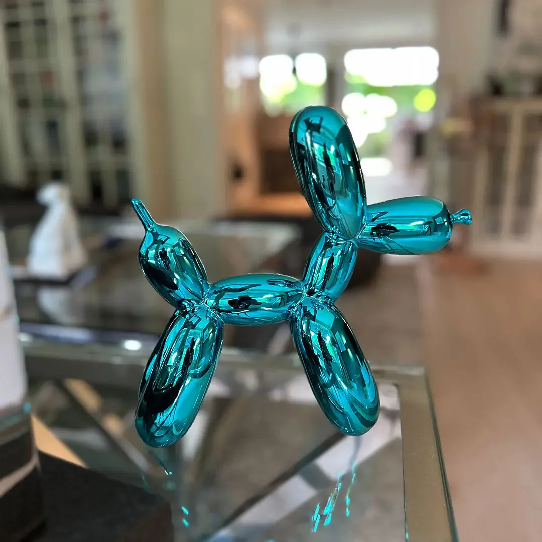 Balloon Dog Design Sculpture - skyblue