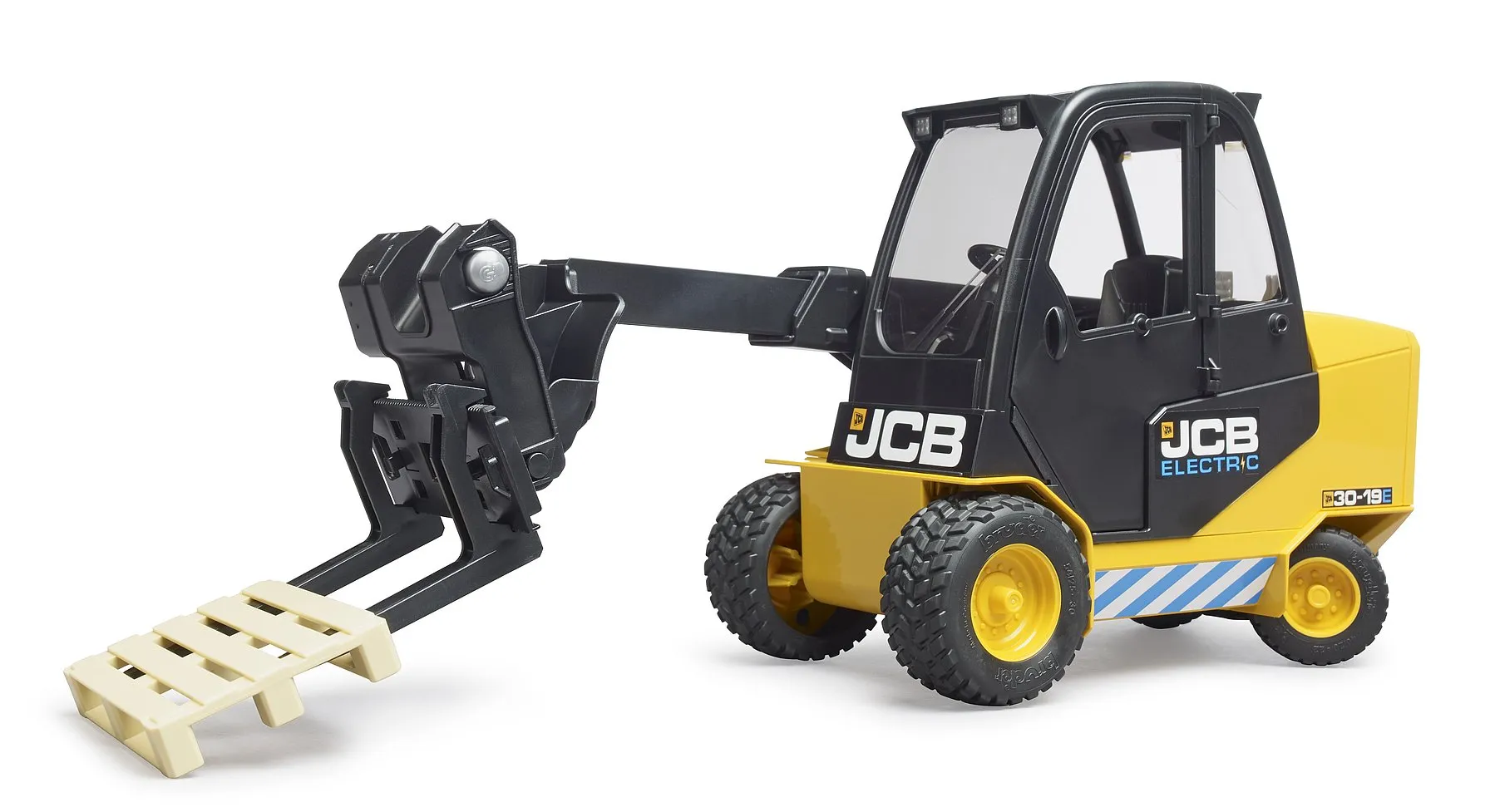 bruder JCB-Gabelstapler mit Palette