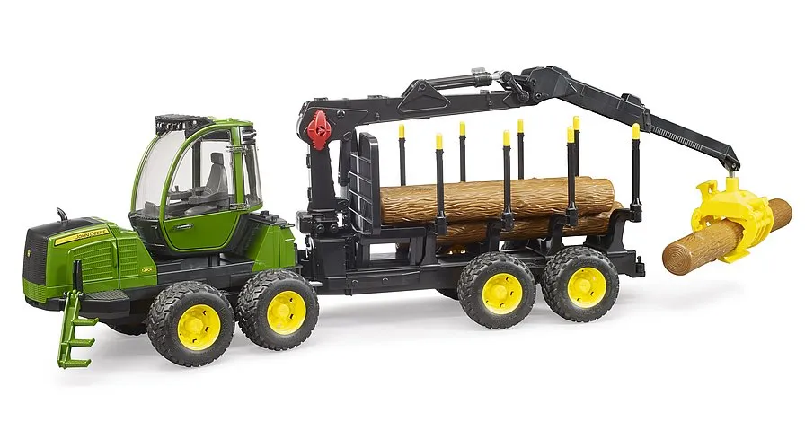 bruder John Deere 1210E Forwarder mit Kran