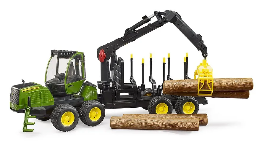 bruder John Deere 1210E Forwarder mit Kran