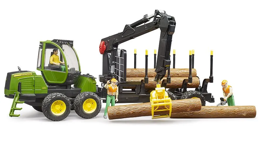 bruder John Deere 1210E Forwarder mit Kran