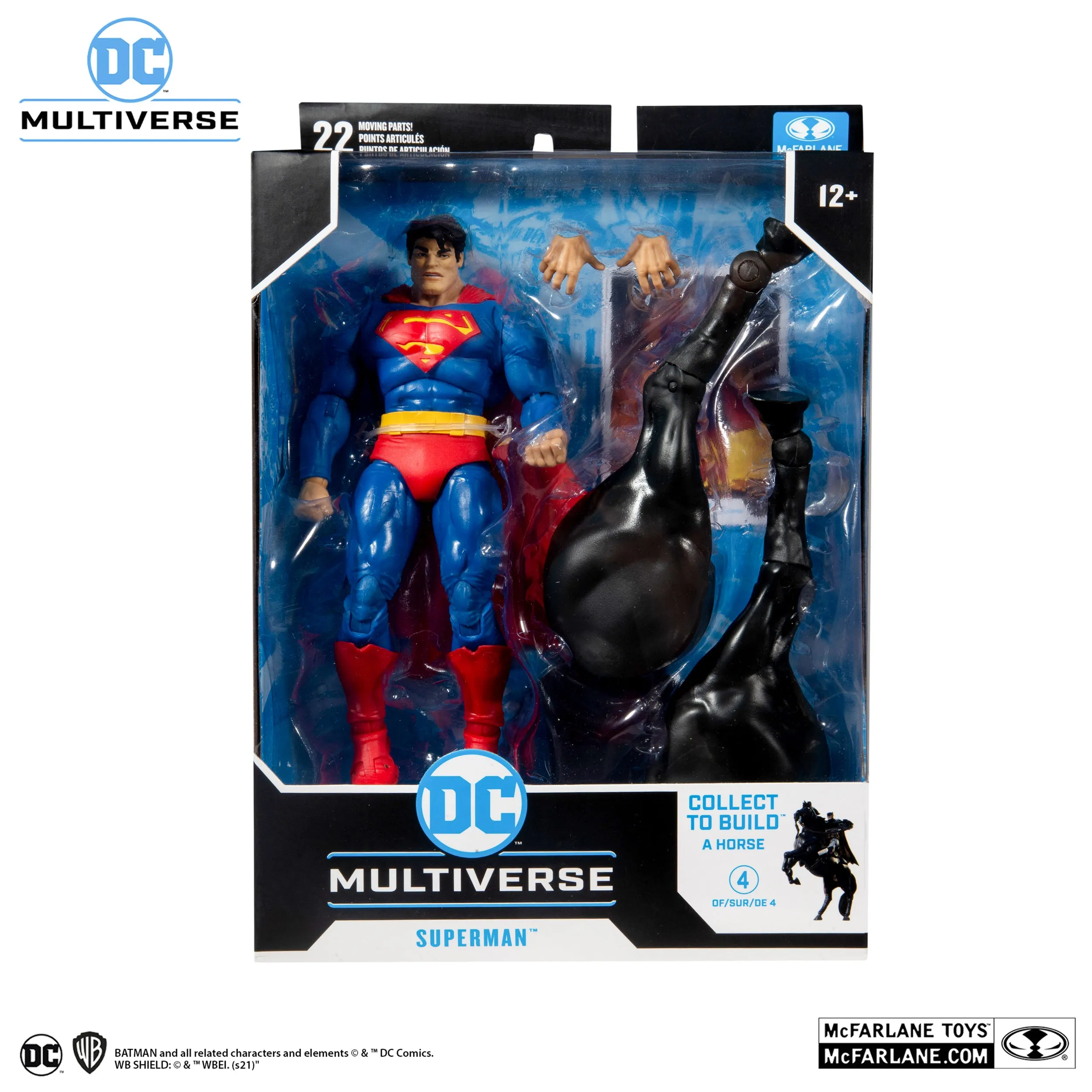 DC Multiverse Dark Knight Returns Superman 7" Inch Scale Action Figure (Build a Figure Horse) - McFarlane Toys