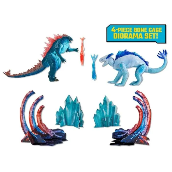 MonsterVerse Godzilla vs. Kong 2: The New Empire - Godzilla Evolved vs. Shimo 6" Action Figure 2-Pack