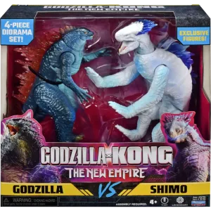 MonsterVerse Godzilla vs. Kong 2: The New Empire - Godzilla Evolved vs. Shimo 6" Action Figure 2-Pack