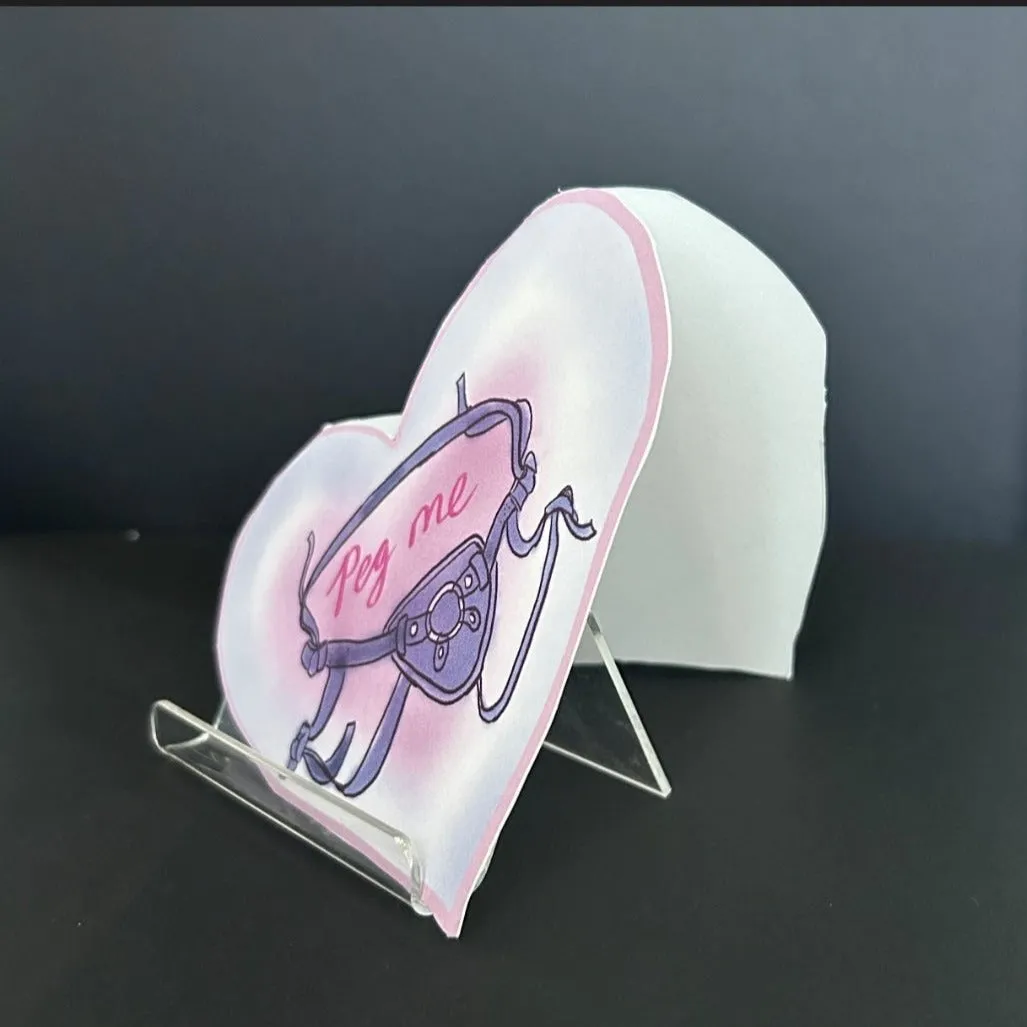 Peg Me GREETING CARD by @agcarol.illustrations