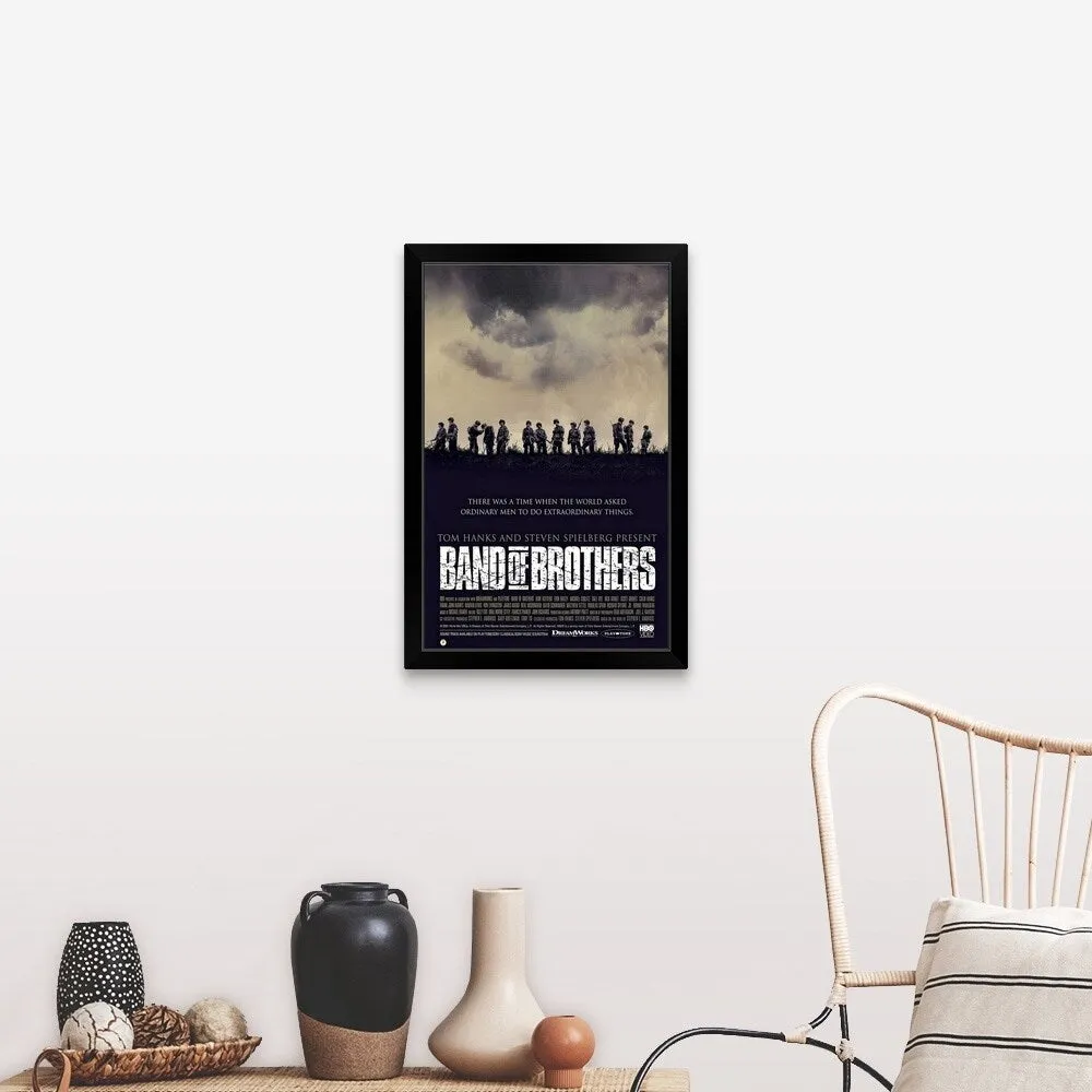 "Band of Brothers (2001)" Black Framed Print
