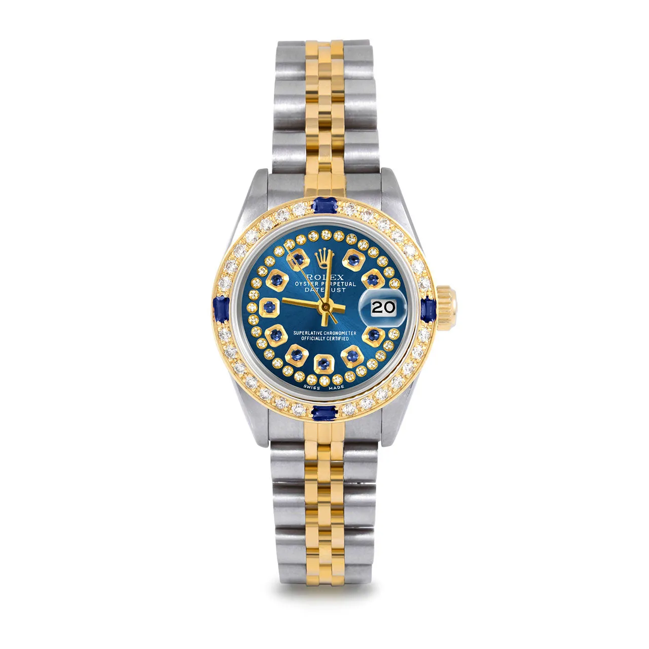 Rolex Datejust 26mm | 69173-BLU-STRS-4SPH-JBL