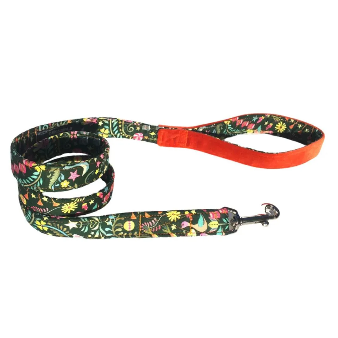 Twelve Days of Christmas - Liberty Print Christmas Dog Lead