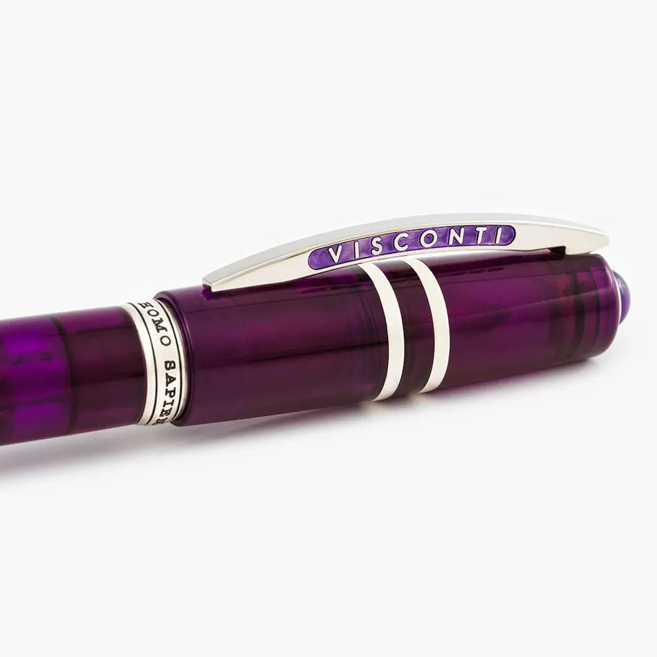 Visconti Homo Sapiens Demonstrator Stones Rollerball Pen Purple